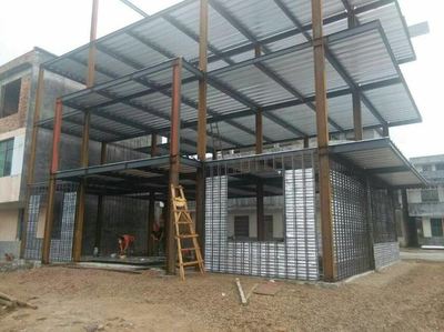 一體成形裝配式鋼混結構建筑4層住宅、4-6層廠房、6-11層辦公樓工藝流程圖集